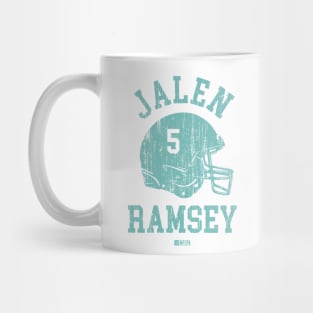 Jalen Ramsey Miami Helmet Font Mug